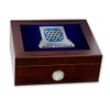 ExpressItBest Premium Desktop Humidor - Glass Top -US Army 524th
