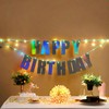 Moonideal Led Light Up Happy Birthday Banner DIY Iridescent Birthday