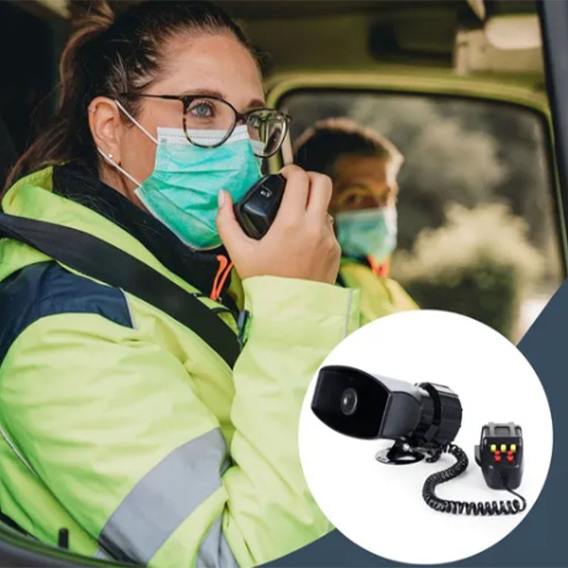 7 Tone Car Wireless Alarm Horn Clear Sound Remote Control