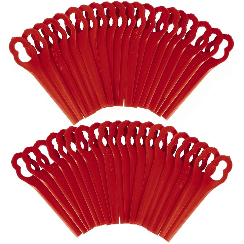 FIND A SPARE 40 Pcs Plastic Grass Trimmer Blades |