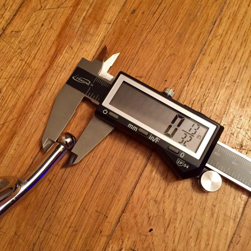 Eames Replacement Chair Glides x4 - 13/32” White With Brown