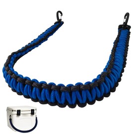 nsgglecher Shoulder Strap Compatible with Yeticooler & Engel-13qt and 19qt, 35 Inch Nylon Rope Strap with Hooks, Comfort Shoulder Pad,Yellow and Black Handmade Weave Design, Heavy-Duty Carry System