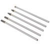 5pcs Rotary Tool Carbide Burr Set 150mm Double Grain Long