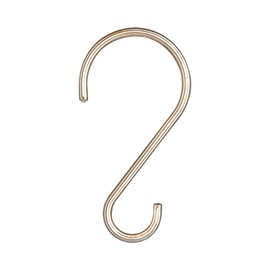 Utopia Alley Shower Hooks - Shower Curtain Rings for Bathroom - Rust Proof Shower Curtain Hooks for Shower Curtain or Liner - Set of 12, Brushed Nickel