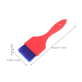 FRCOLOR Hairdressing Brush for Salon Home Dyeing Soft Bristles Highlighting Tool for Precise Application Durable Highlight Comb for Color Mixing DIY Hair Treatments
