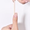 siyuwuro 5PCS Orange Wood Nail Sticks Double Sided Cuticle Pusher