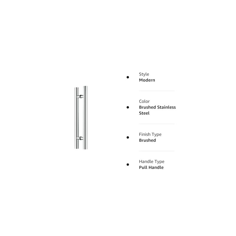 Canzak 32 inch Brushed Stainless Steel Pull Push Door Handles,