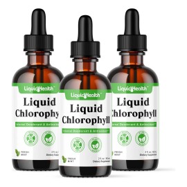 Gotas Líquidas Clorofila Liquidhealth 3 Pack Veganas