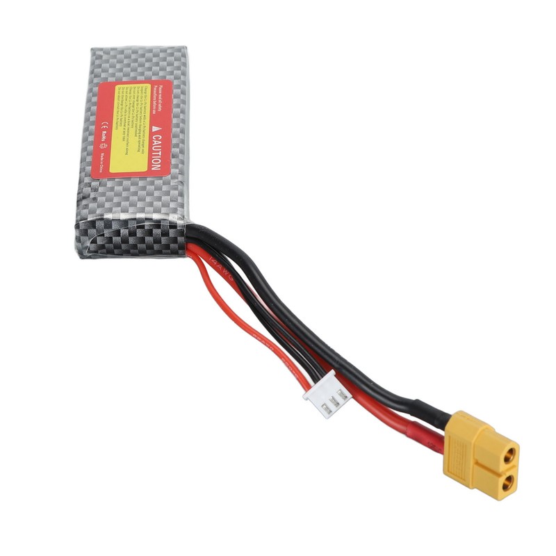 7.4V 1800mAh 3s 25C Battery With XT60 Plug Lightweight Lithium