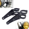 Motorcycle Universal Headlight Stay 41 Pie Honda Kawasaki Suzuki Black