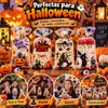 Yarratech 100 Piezas Bolsas de Dulces de Halloween, Bolsitas de