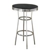 Coaster Home Furnishings CO- Bar Table, Black/Chrome