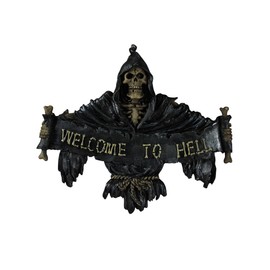 Nemesis Now NEM3944 Welcome To Hell Sign 22cm Black