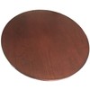 CM 21-in Diameter Brown Wood Rotating Turntable Big Lazy Susan - 360 Degree Swivel