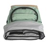 TOURBON Nylon Roll-Top Clip-On Market Shopper Bicycle Bag Backpack Shoulder