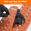 28 Nut and Bolt Thread Checker with 14 Metric and