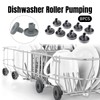 AIMALL 8X Lower Basket Wheel Kit for Dishlex Global Dishwasher