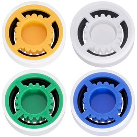 4pcs Shower Head Flow Restrictor, 1.5/1.8/2.0/2.5 GPM Shower Head Water Saver, Plastic, 0.56 0.54 0.21 in, Universal Size, 14mm Connector
