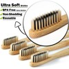paeyaer 20 Count Bamboo Toothbrushes (Soft+Medium), Natural Wood Toothbrush Bulk,
