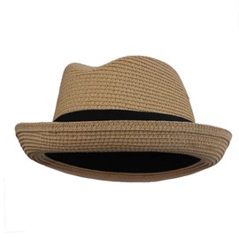LYING Straw Hat, Children's Hat, Straw Hat, Kids, Boys, Girls, Summer, Cool, Sun Hat, Kids, Gentleman Hat, Fashionable, Medium Folding Hat, UV Protection, Sunscreen, Beach Hat, Toddler, Bowler Hat,