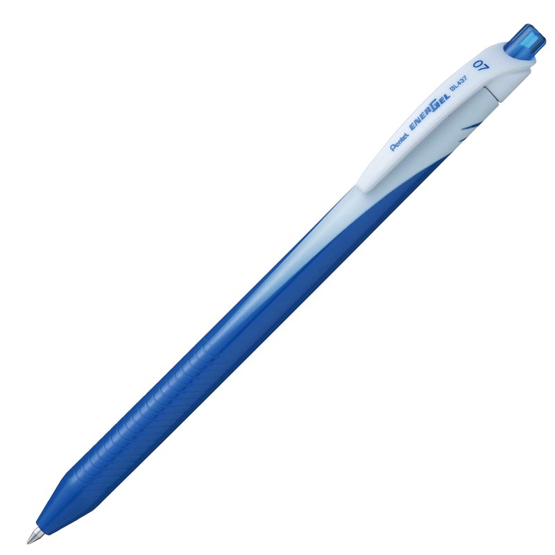 Pentel BL437 Energel Slim Roller Trigger 0.7 mm Blue Pack