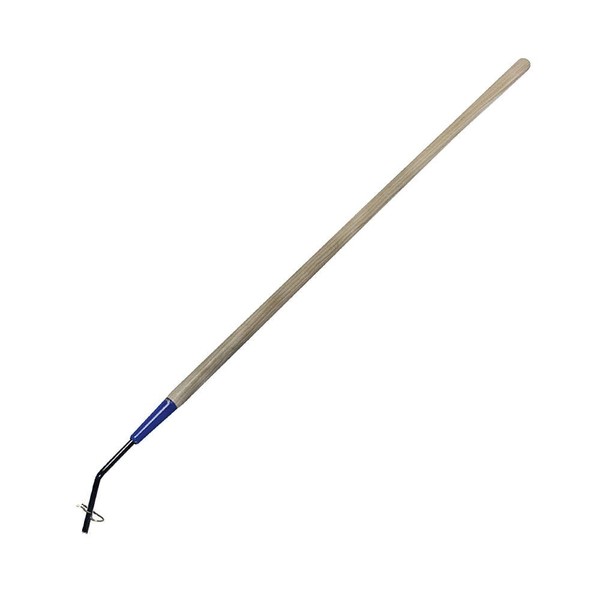 Kraft Tool Crack Squeegee Handle, 54" L, Wood, Metal, Wood/Blue