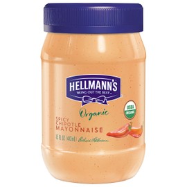 Hellmann's Organic Mayonnaise, Spicy Chipotle, 15 Ounce