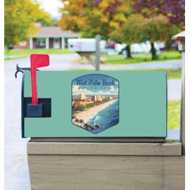 West Palm Beach Florida Design A Souvenir Magnetic Mailbox Cover