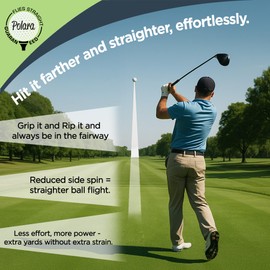 Polara Ultimate Straight Premium Golf Balls | Hook and Slice Correction | Handicap Range 12+ | Perfect for Recreational Golfers | 1 Dozen (12-Balls) | 2pc Construction of Central Core and Outer Cover