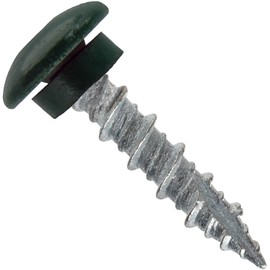 Metal Roofing Screws: 10 X 1 - Ivy Green - LO - Metal Roofing Screw