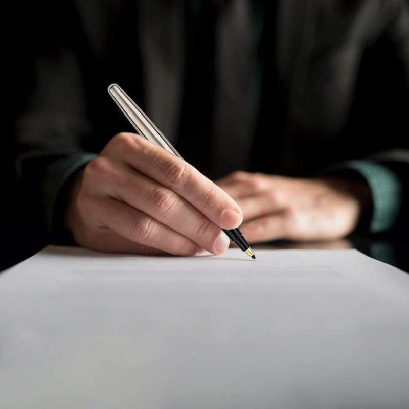 Parker Frontier Stainless Steel Gt Roller Ball Pen