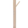 Solid Wooden Coat Rack Hat Hanger 8 Hooks Entryway Jacket