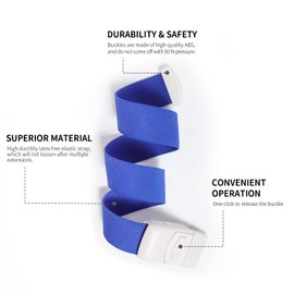 LEFEKE Medical Buckle Tourniquet for Blood Drawing, Adjustable First Aid Quick Release Outdoor Elastic Strap, Pack of 4 pcs, Phlebotomy Essentials
