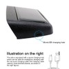 JIANWEI Car Solar Powered LCD Clock, Car Solar Powered LCD