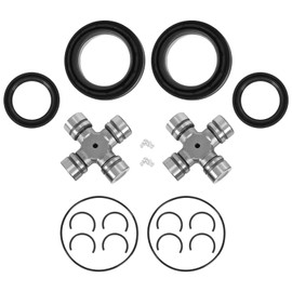 Front Axle Seal & U Joint Kit Compatible with Ford F250 F350 F450 F550 Super Duty Excursion with Dana 50/60 1998-2005 Replace# 2002692 50381 50491 SPL55-4X 41784-2