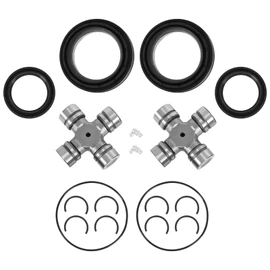 Front Axle Seal & U Joint Kit Compatible with Ford F250 F350 F450 F550 Super Duty Excursion with Dana 50/60 1998-2005 Replace# 2002692 50381 50491 SPL55-4X 41784-2