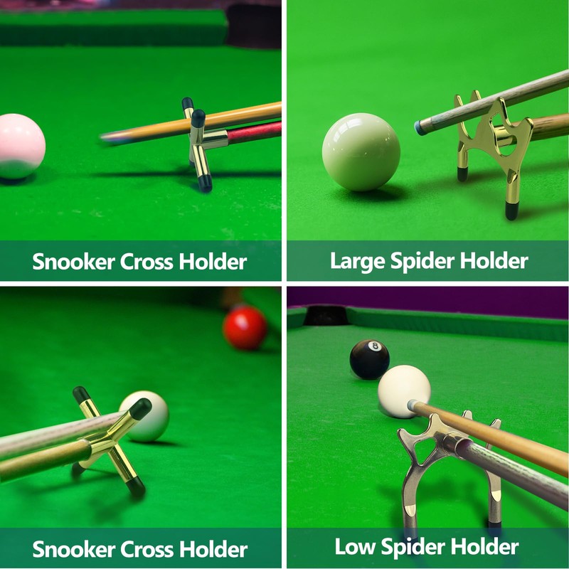 7pcs Snooker Table Rests Set, Billards Cue Stick Bridge, Pool