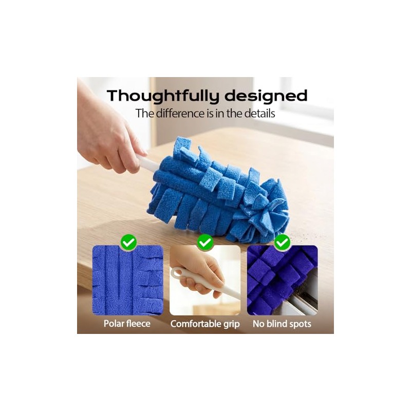 Fiopet 360° Heavy Duty Reusable Duster Refills - 5 Pack