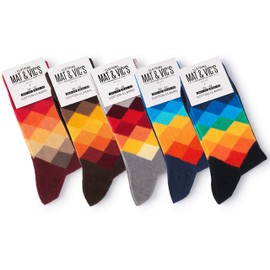 Mat & Vic's Men's Socks Women's Cotton Classic Crew Socks, Combed Cotton, Socks No Seam, Comfort Band, Black Colourful, White, EU 35–38 EU 39–42 (UK 5.5–8) 43–46 47-50 (UK 3–5, 5.5–8, 8.5–11, 12–15)