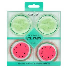 CALA - parches/almohadillas para los ojos, caliente y frío (2 pares, sandía y pepino)