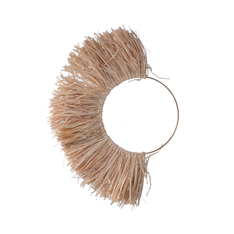 Raffia Wall Decoration Entrance Living Room Dining Room Sofa Background