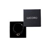 Lucoro - Elegant Fabric Bracelet with 925 Silver Pendant -