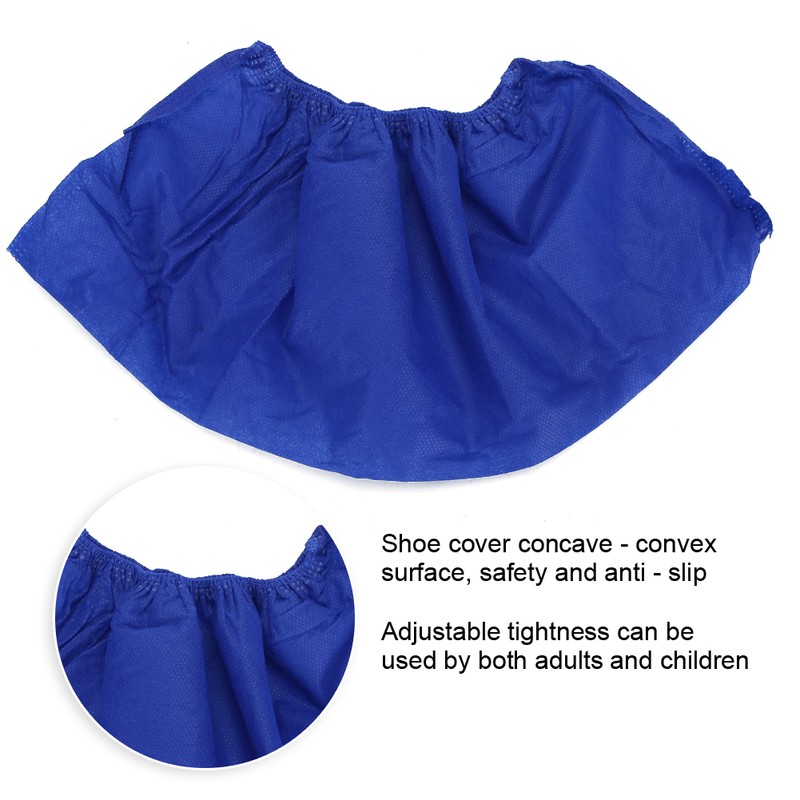 100pcs Disposable Shoe Covers Thickening Anti Slip Wear Resistant Shoe