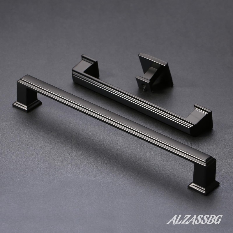 Alzassbg 10 Pack Oil Rubbed Bronze Cabinet Pulls, 3-3/4 Inch(96mm)