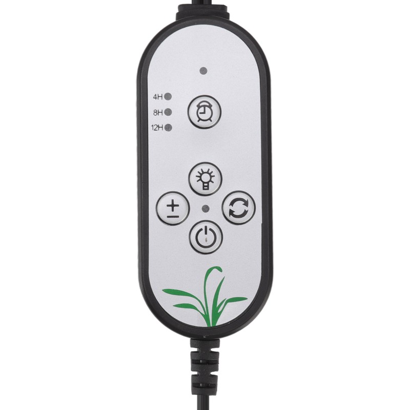 Plant Grow Light Timing 5 Dimmable Levels Waterproof Dual Head