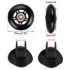 OwnMy 75 x 24mm Luggage Suitcase Replacement Wheels, Rubber Swivel