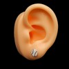ICYROSE 925 Sterling Silver Baseball Stud Earrings 19460