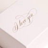 Infinity Rose Preserved Rose Box I Love You Gift for