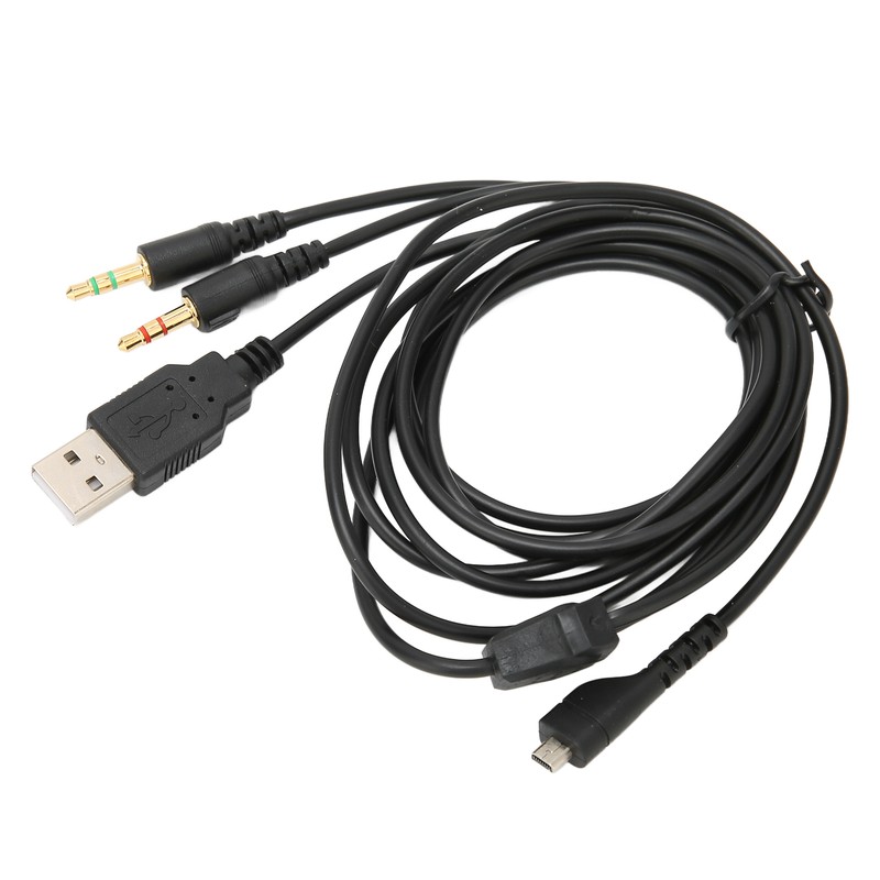 Headphone Audio Cable USB and 3.5mm Audio Jack Audio Cord