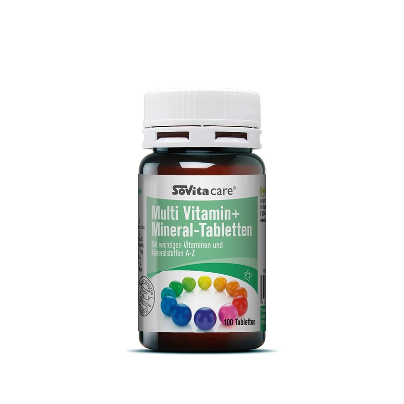 sovita Multi Vitamin + Mineral Tablets | With Important Vitamins